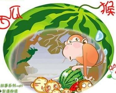 猴儿吃瓜视频,趣味横生的动物食趣瞬间